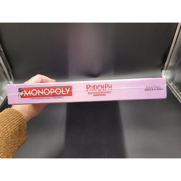 Rudolph Red Nosed Reindeer Monopoly Collectors Edition Hasbro 2012 USAOPOLY NOS - Picture 14 of 15